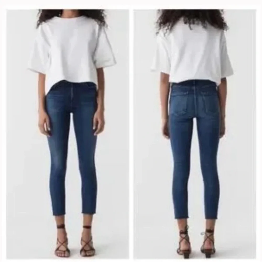 Agolde Sophie High Rise Skinny Denim Blue Jeans Size 27 - Picture 1 of 10
